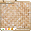 Chinese Style Yellow Jade Marble Mosaic Artificial Stone Wall Tiles